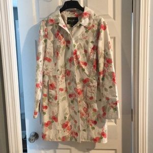 Eddie Bauer Floral Raincoat